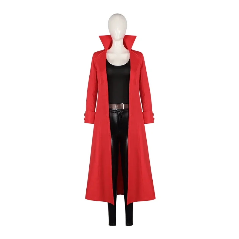 CosplayAnime Commandos Cosplay Costume Creature The Bride Fantasia Women Fantasy Long Coat Gloves Top Pants Set Halloween Carniv