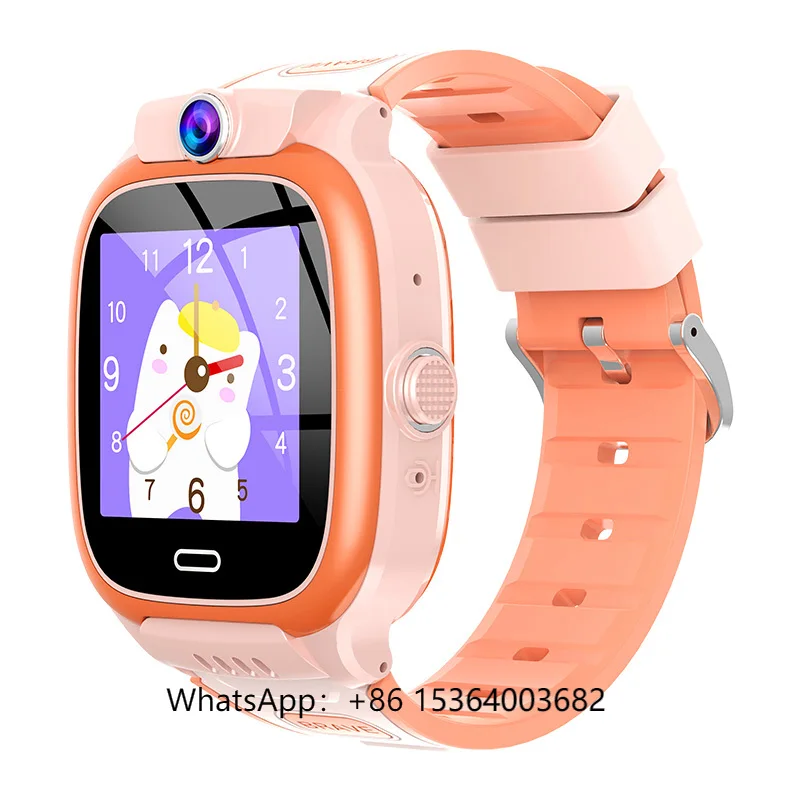 

TJXL-2025 Y66 Kids 4G Sim Card Smart Watch Video Call SOS WIFI+LBS Positioning 680mah Battery Children SmartWatches with HD Came