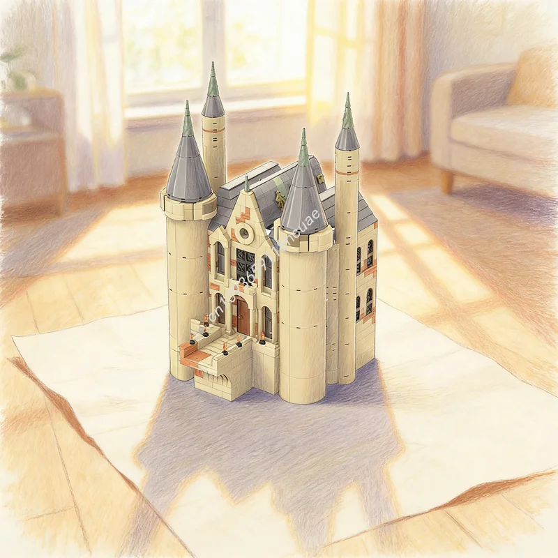 

1835pcs MOC Harry Side Entrance Version 2 Model Building Blocks Construction DIY Creative Idea Christmas Gift Toy Education