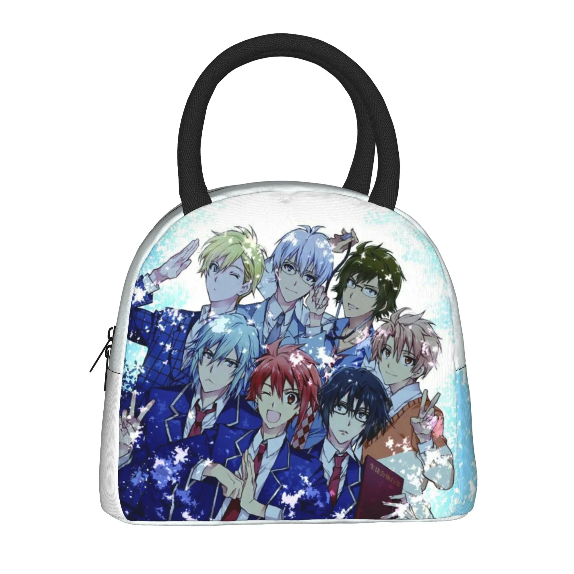 

Back to school season IDOLiSH7 Storage Bag Warmth (18) Vintage Casual Classic Food Storage Lunch Bag