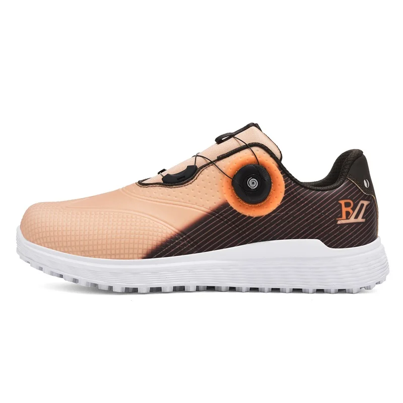 

2025 New Golf Sneakers for Men Quick Lacing Golfer Footwear Comfortable Outdoor Sneakers Non Slip Golf Training Shoes for Men