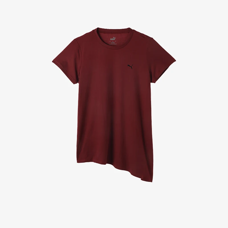 

Puma Official Women's Round-Neck Classic Simple Knit Breathable Training Short Sleeve T-Shirt 522434-22