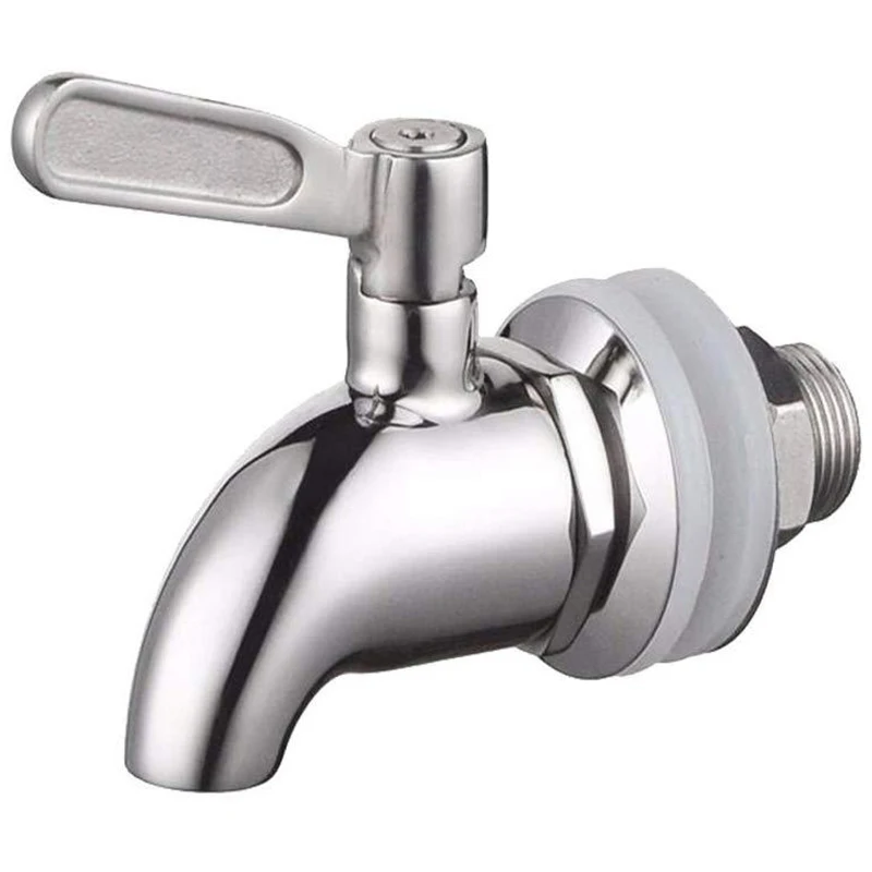 304 Stainless Steel Wine Barrel Replacement Faucet, Beverage Juice Water Barrel Faucet, Glass Wine Jar Faucet, Coffee Spigot image 4