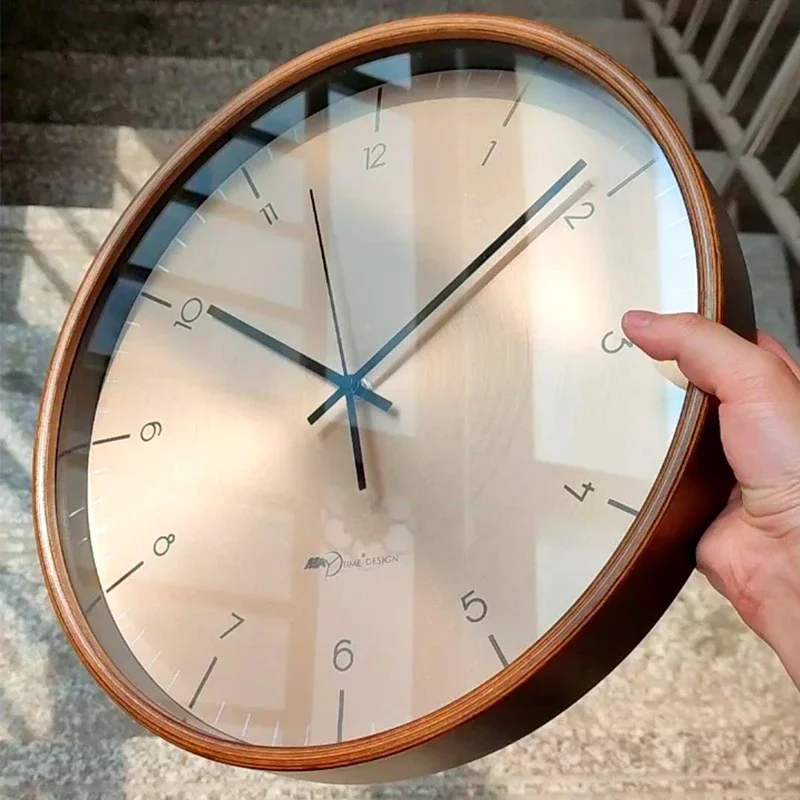 

Nordic Aesthetic Clock Wall Vintage Simple Creative Interior Design Living Room Clock Wall Art Fashion Horloge Murale Decoration