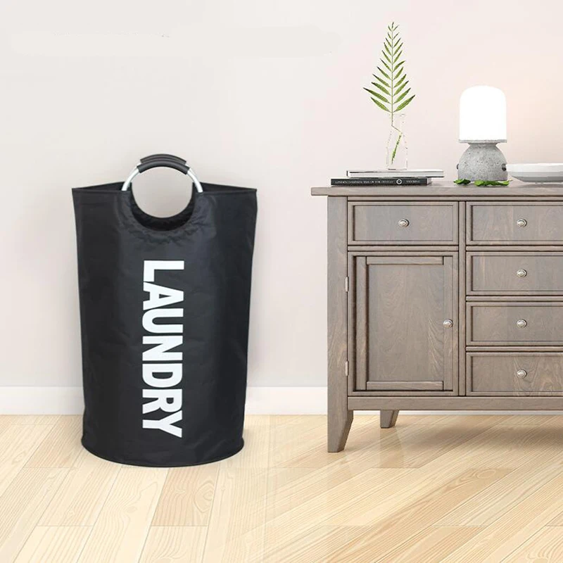 

Dirty Clothes Storage Basket Folding Oxford Fabric Organizer Basket Large Laundry Hamper Waterproof Laundry Basket Laundry Bag