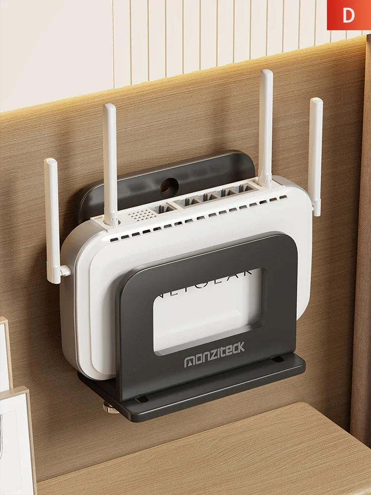 Home Wall Mounted WiFi Organizer Elf Next To TV Wirel Network Cable Management Ra Wall Storage Holder For Set Top Box