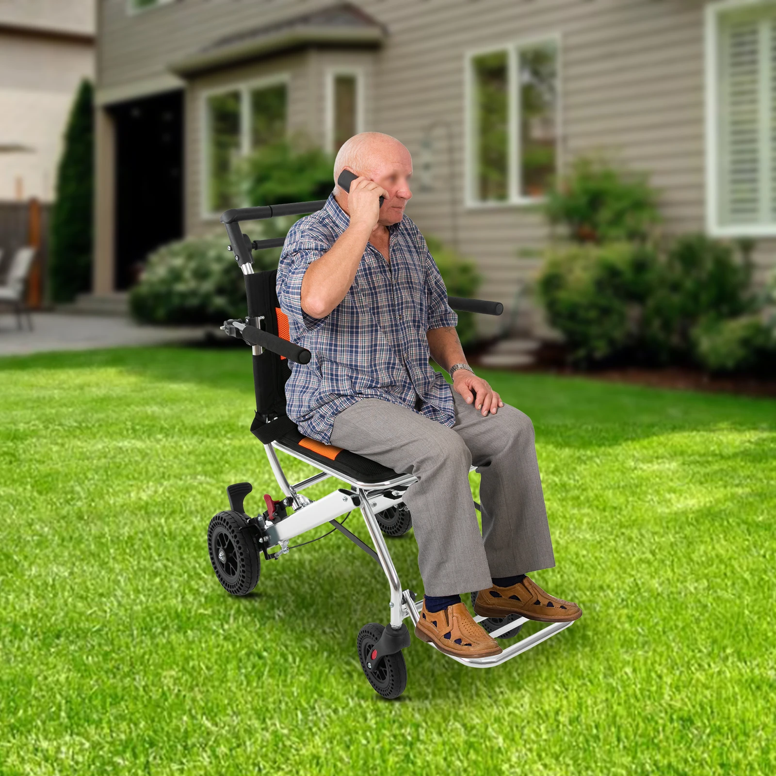 Portable Folding Wheelchair 5