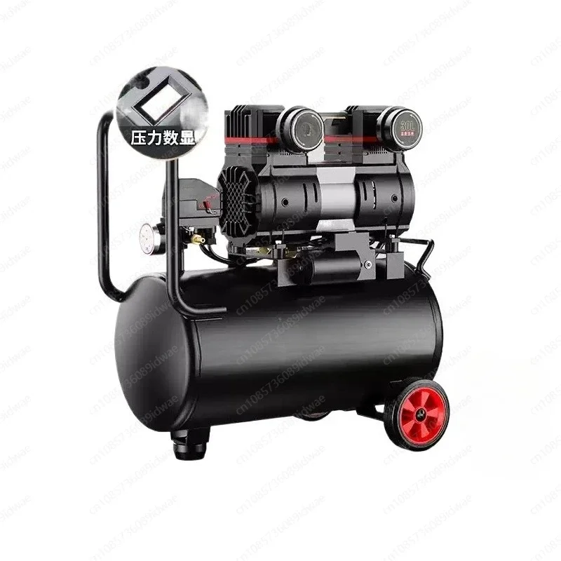 Air compressor Small 220v industrial grade oil-free silent portable woodworking aiR pump high pressure air pump AiR compressor