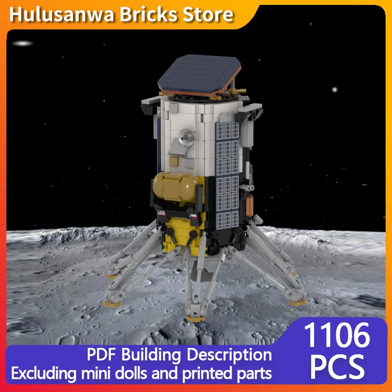 

IM-1 Space Lunar Lander Model MOC Building Bricks War Equipment Modular Technology Gifts Holiday Assemble Children Toys Suit