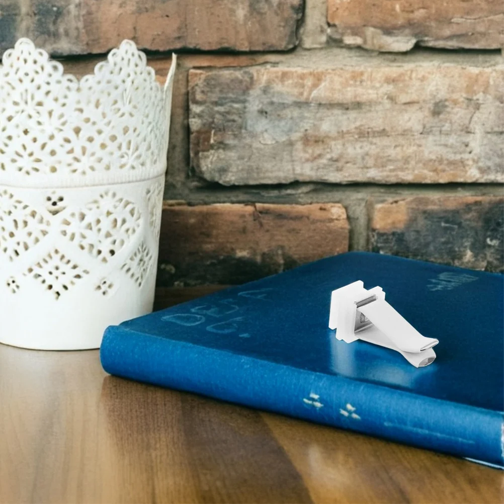 

10Pcs Car Air Conditioner Clips Square Head Vent Clip Auto Freshener Clips Car Outlet Air Vent Perfume Clamp White