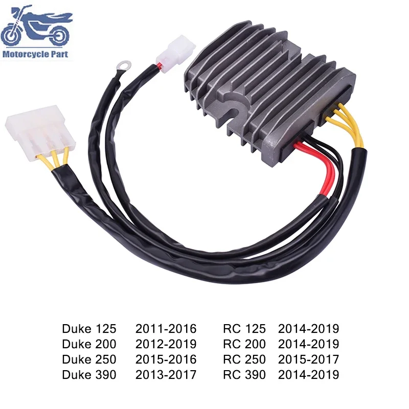 Motorcycle Voltage Regulator Rectifier for KT/M 125 200 250 390 DU/KE for KT/M 125 200 250 390 RC OEM:90111034000 2013 2015 2017