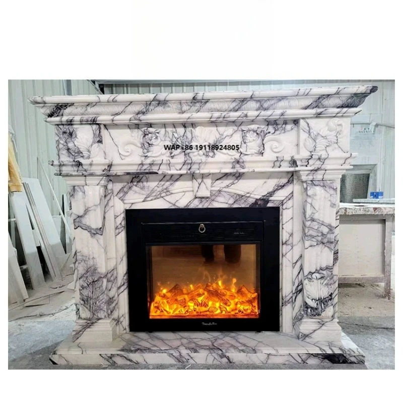 Custmozied Design Marble Fireplace With Wholesale Price