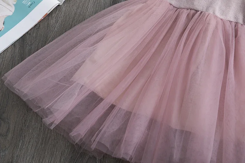 2024 New Summer Girls Princess Dress Kids Sleeveless Tulle Clothes 3-8 Years Children Birthday Party Vestido Easter Tutu Costume