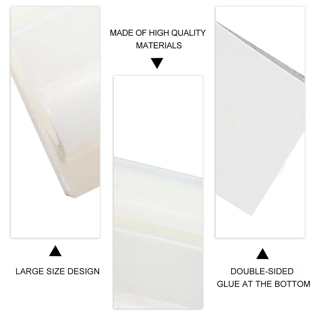 

50Pcs Cable Clip Wire Organizer Double-Sided Tape Adhesive Plastic Cable Holder Durable Cord Management for Home Office