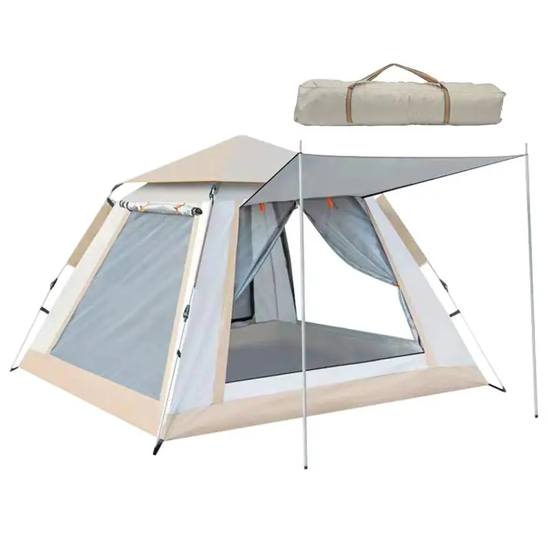 Outdoor 4-6 Person Tent Sunproof Rainproof Waterproof Fully Automatic Camping Tent Quick Open Portable throwing Tent