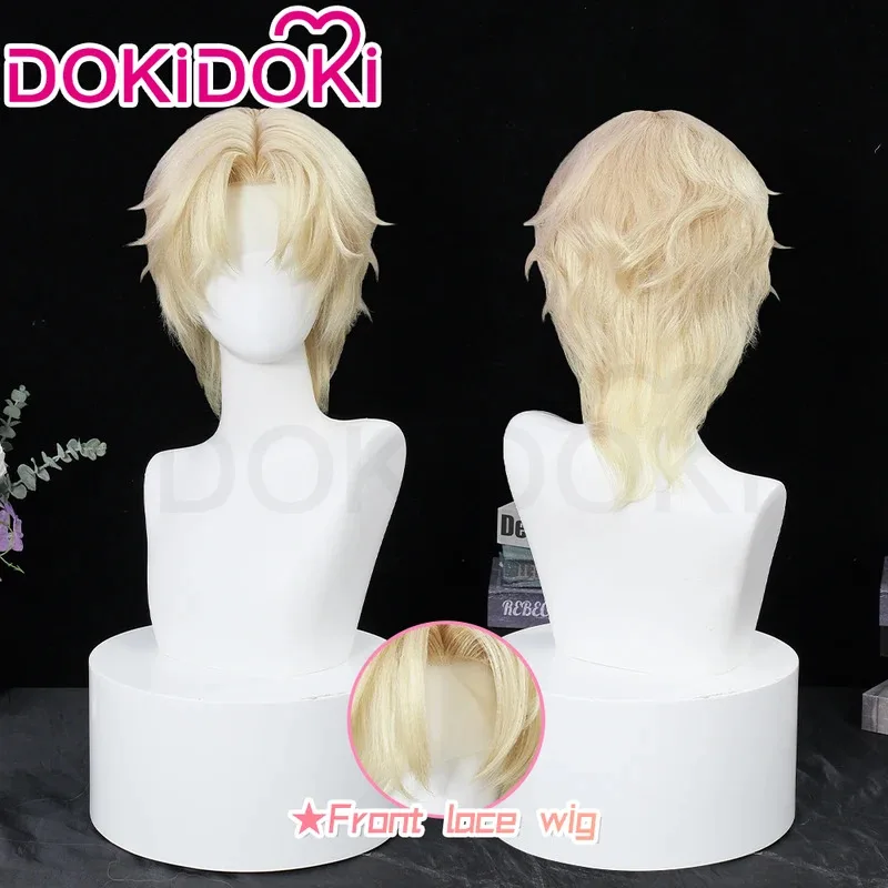 Yeo Taeju frente encaje Normal Manga baja marea en crepúsculo/noche por el mar Cosplay peluca DokiDoki hombres 38cm pelo corto gorra gratis