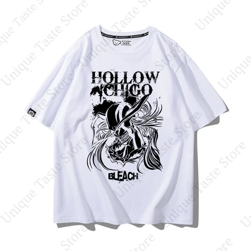 ‌BLEACH Thousand Year Blood War T Shirt Fashion Vintage Kurosaki Ichigo Print T-shirt Unisex Cotton Summer Short Sleeve Tee Tops