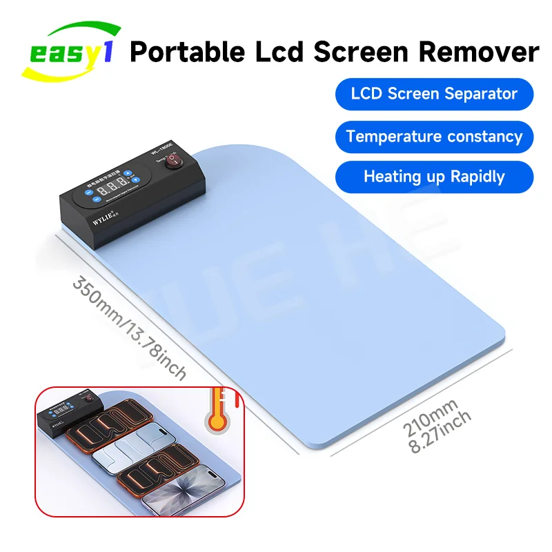 

WYLIE WL-1805E Грелка Ремонт мобильных телефонов и планшетов Удаление экрана Нагревательный стол Экран IPad Удаление постоянной температуры