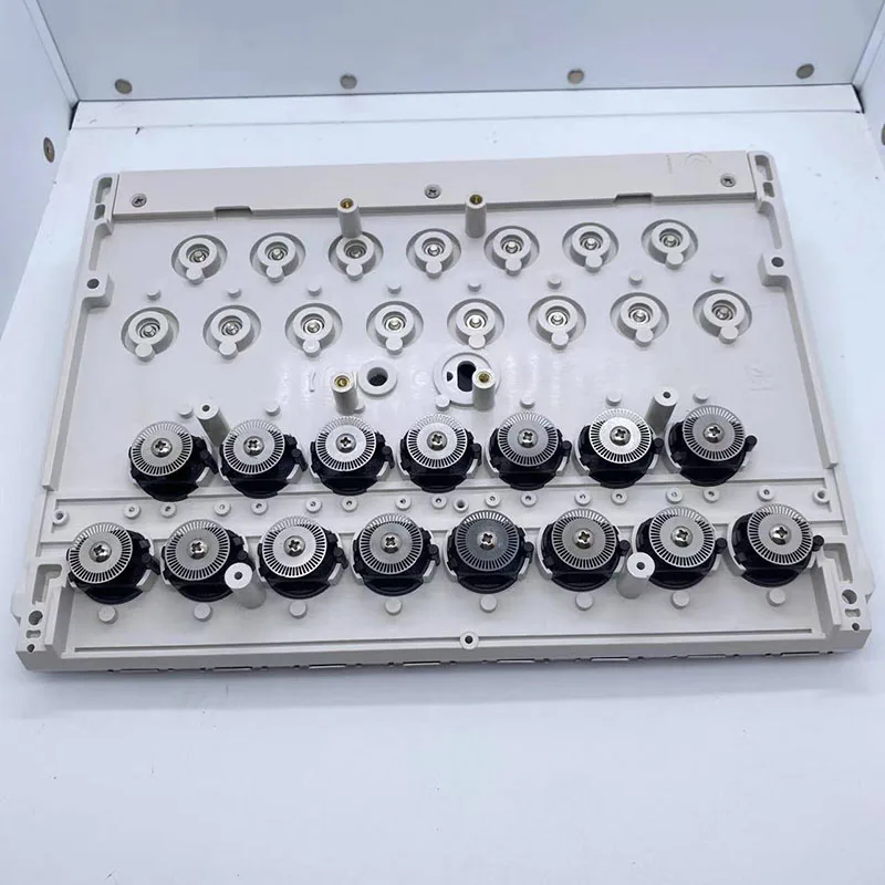 Imagem -02 - Adequado para Tajima Embroidery Machine Parts Tensão Base Fn0919030000 Crossing Box Alarm Head 15 Needle Color