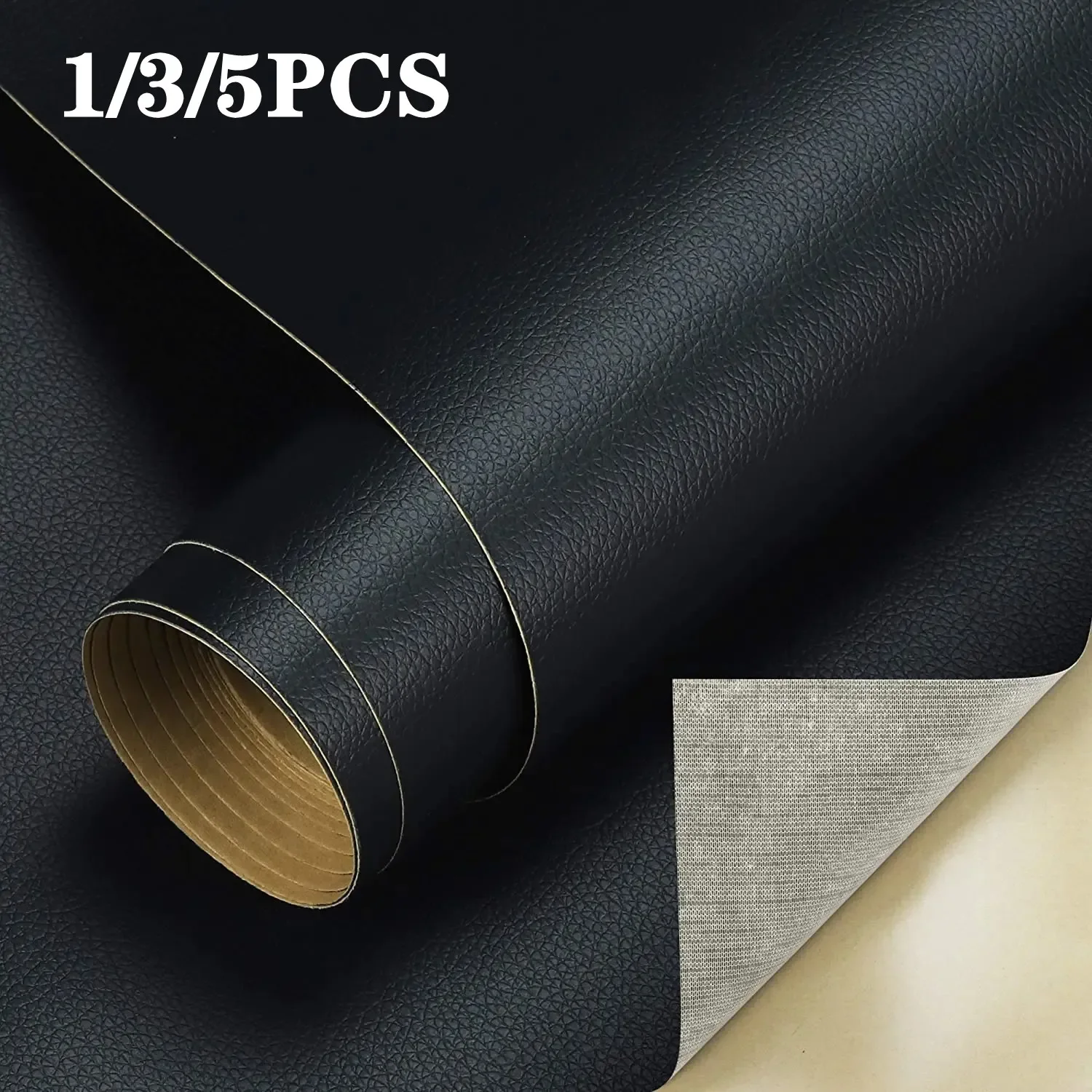 

PU Leather Self Adhesive Fix Subsidies, Simulation Skin Back, Sticky Rubber Patch, Leather Sofa Fabrics, 50x138 cm Length