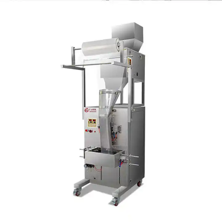 

Automatic Vertical Tea Powder Packaging Machine for Plastic Film Popcorn Bread Biscuit Milk Other Powders Matched Dispenser