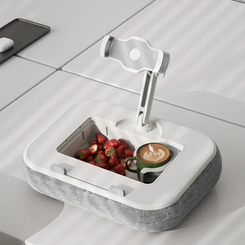 

Многофункциональный кронштейн для ноутбука, автомобильная подушка с подстаканником, слот для закусок, мобильный телефон, планшет, универсальный кронштейн, плюшевая драматическая погоня