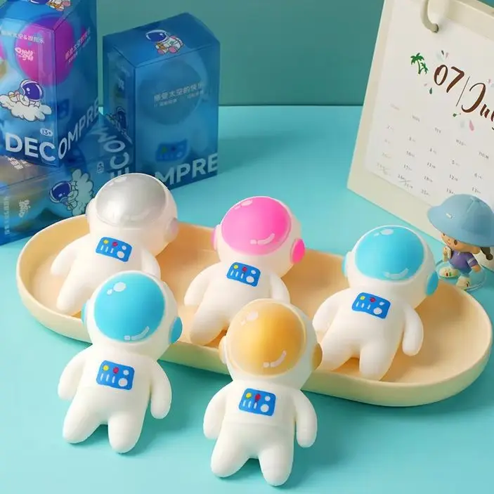 Space Man Squishy Tabas Astronaut Squeeze Fidget Toy Stress Ball Pinch Anti-stress Squishy Toys For Birthday Gifts Party Favors