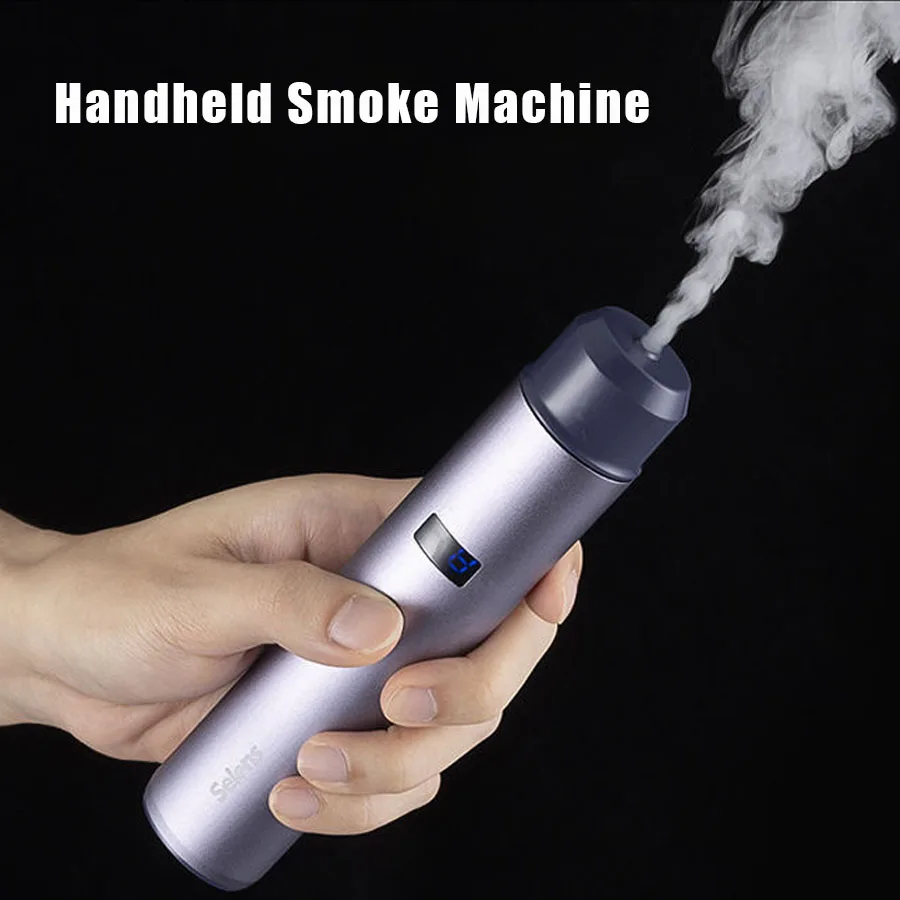 Hand Held Smoke Machine /Smoke Fuel Silos Dry Ice Smoke Effect Fog Machine Studio Short Video Filming Stage Performance Atmosphe