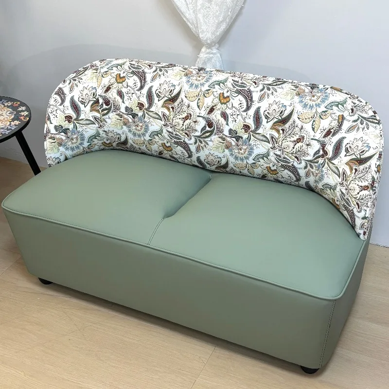 

Flower Printed Living Room Sofas Green Designer Modern Bedroom Living Room Sofas Lounges Home Lazy Divano Moderno Furniture