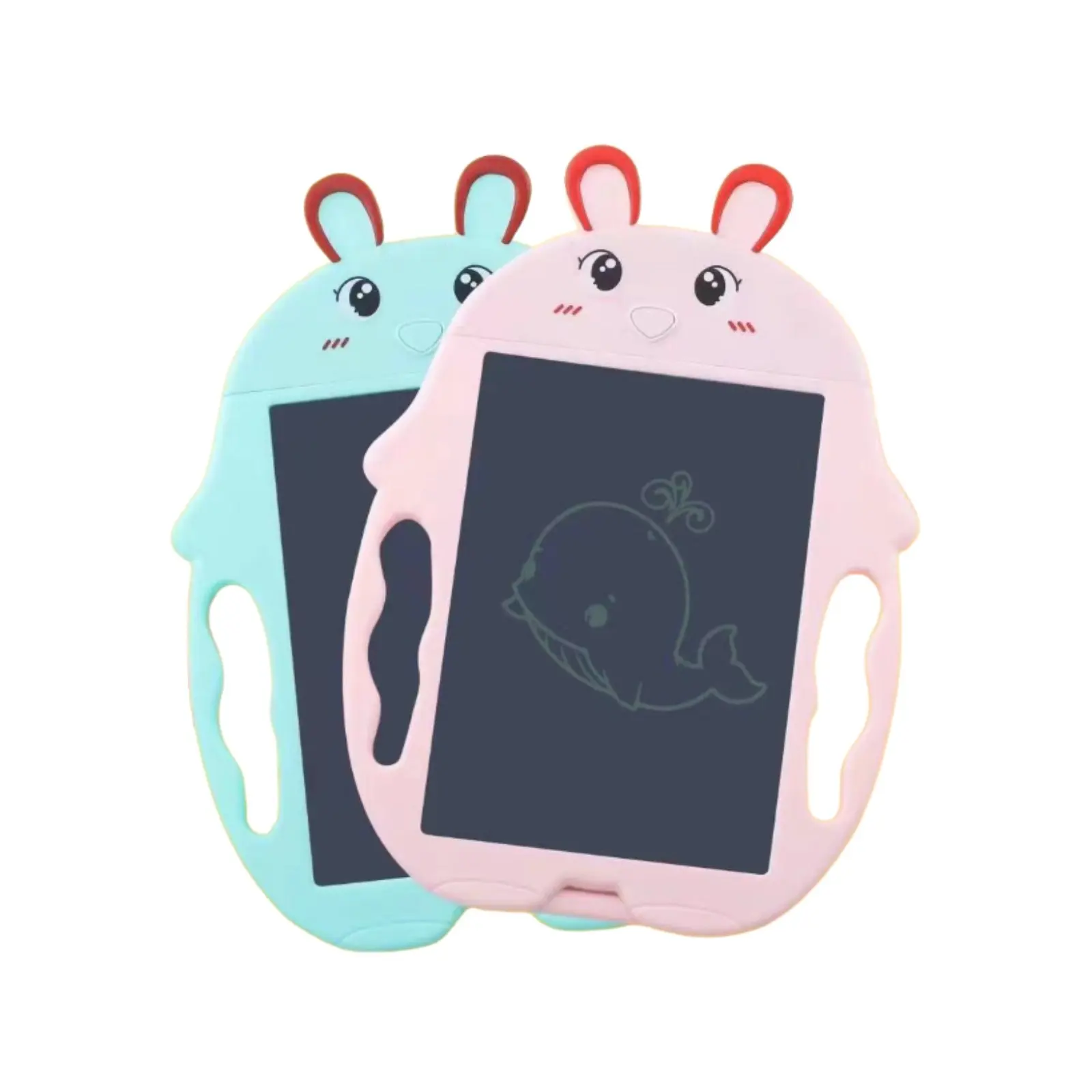 tablet-de-escrita-lcd-de-85''-design-de-criaturas-em-desenho-animado-bloco-multifuncional-para-desenho-e-escrita-apagamento-com-um-toque-opcoes-coloridas