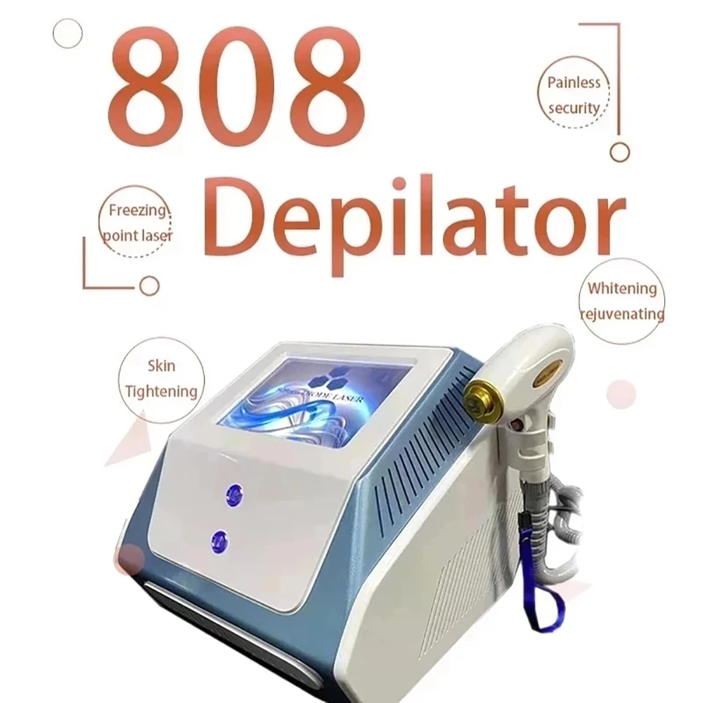 

Hot Sale 3000W 808nm Laser Diode Hair Removal Machine 755nm 808nm 1064nm Painless Epilator Hair Facial Body Hair Removal Device