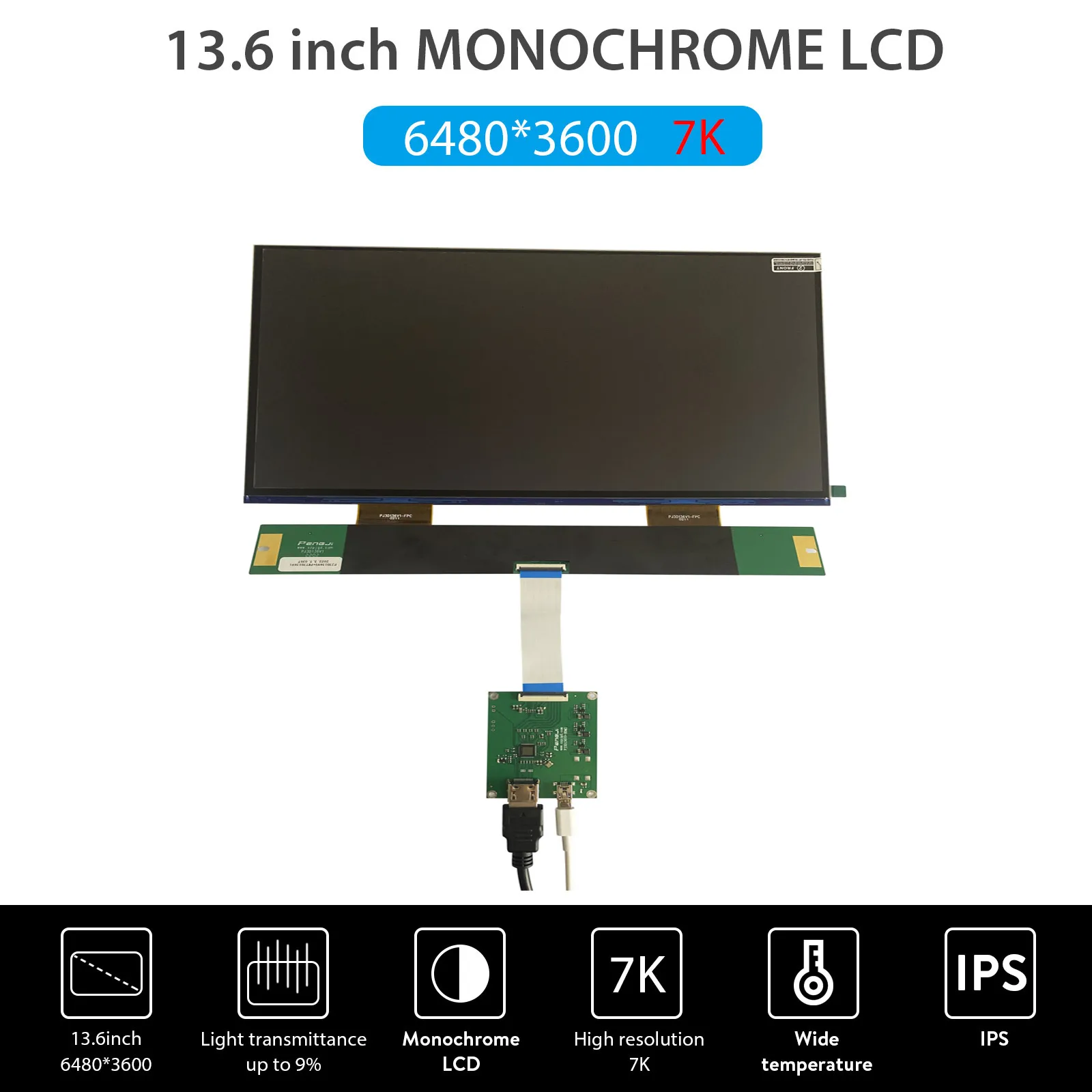 HDMI Board Driver for 13.6 Inch PJ3D136V1 LCD Screen ,HDMI to MIPI Board For Anycubic M3 MAX 3D Printer