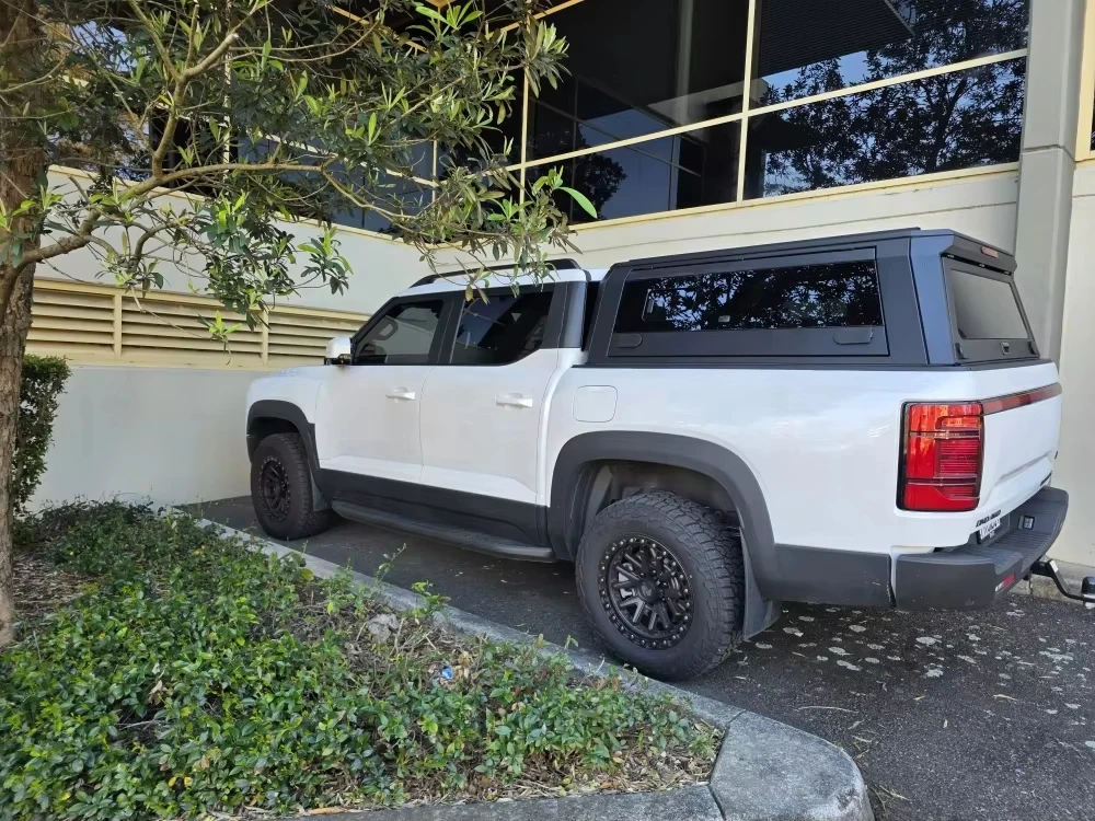 

Waterproof Aluminum Alloy Pickup Truck Hardtop Canopy Topper With Roof Rack for Shark 6 Canopy