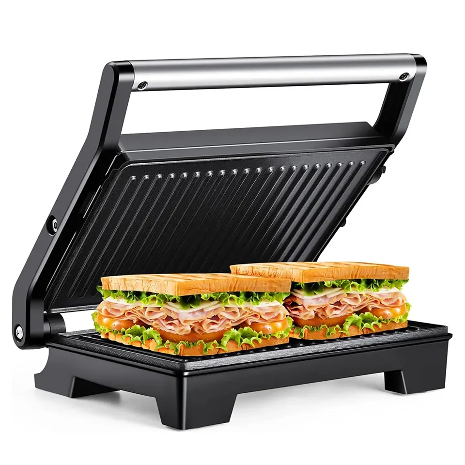 Breakfast Bread 3 in 1 Sandwich Maker Grill Machine Steak Burger  Versatile Double Heating Electric Steak Press
