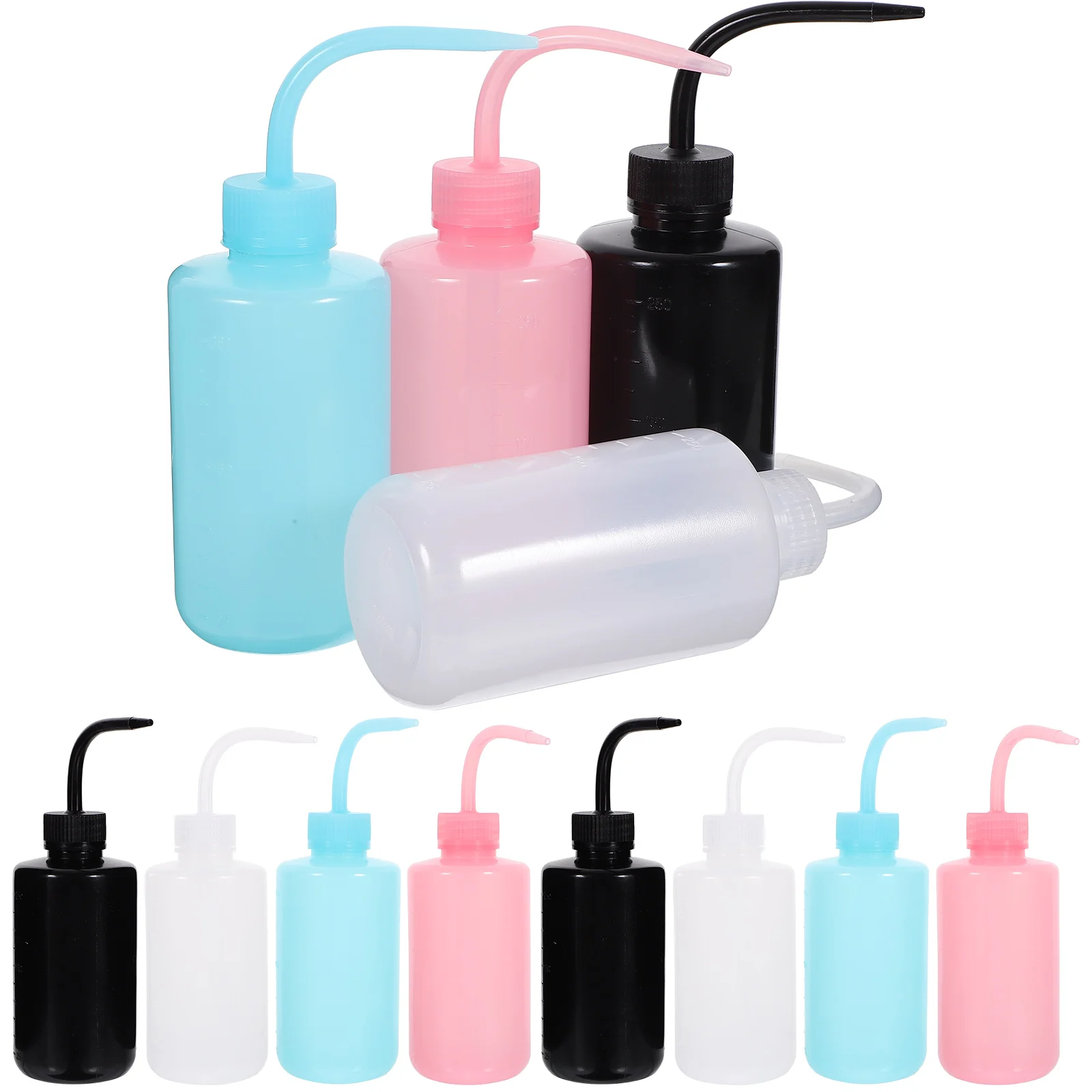 

12 Pcs 250ml Thickened Bend Mouth Watering Can Squeeze Bottle for Plants Flower Succulents Garden Practical Lightweight Portable
