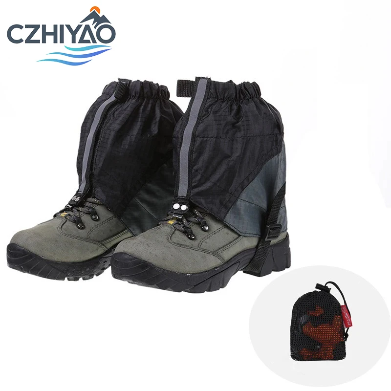 

CZHIYAO Adjustable Lightweight Ankle Gaiters Waterproof Sandproof Design For Hiking Hunting Rock Climbing And Outdoor Protection