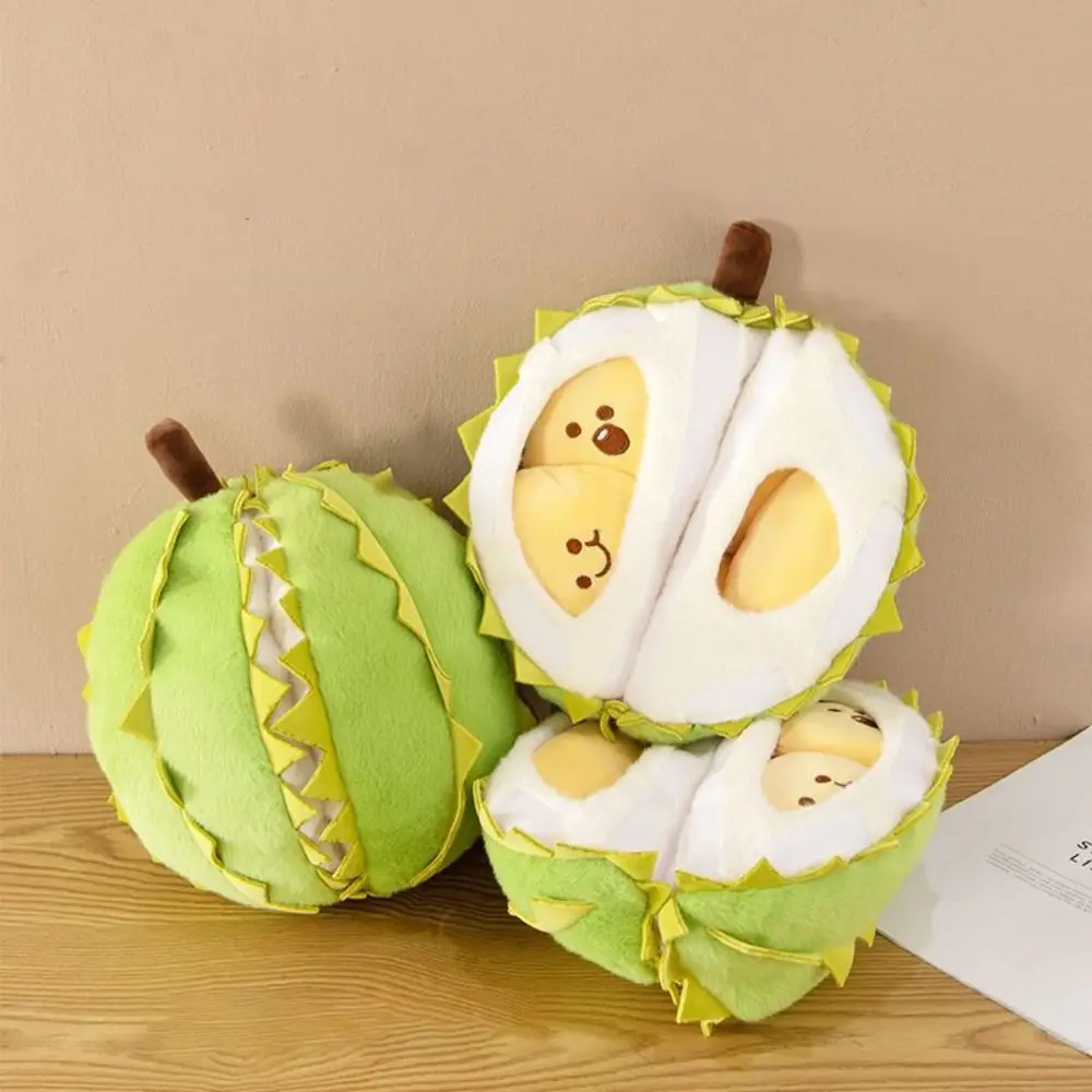 Nowa pluszowa zabawka w kształcie owocu Durian 25 cm Odpinana pluszowa zabawka Miękka poduszka na ciało Prezenty dla dzieci
