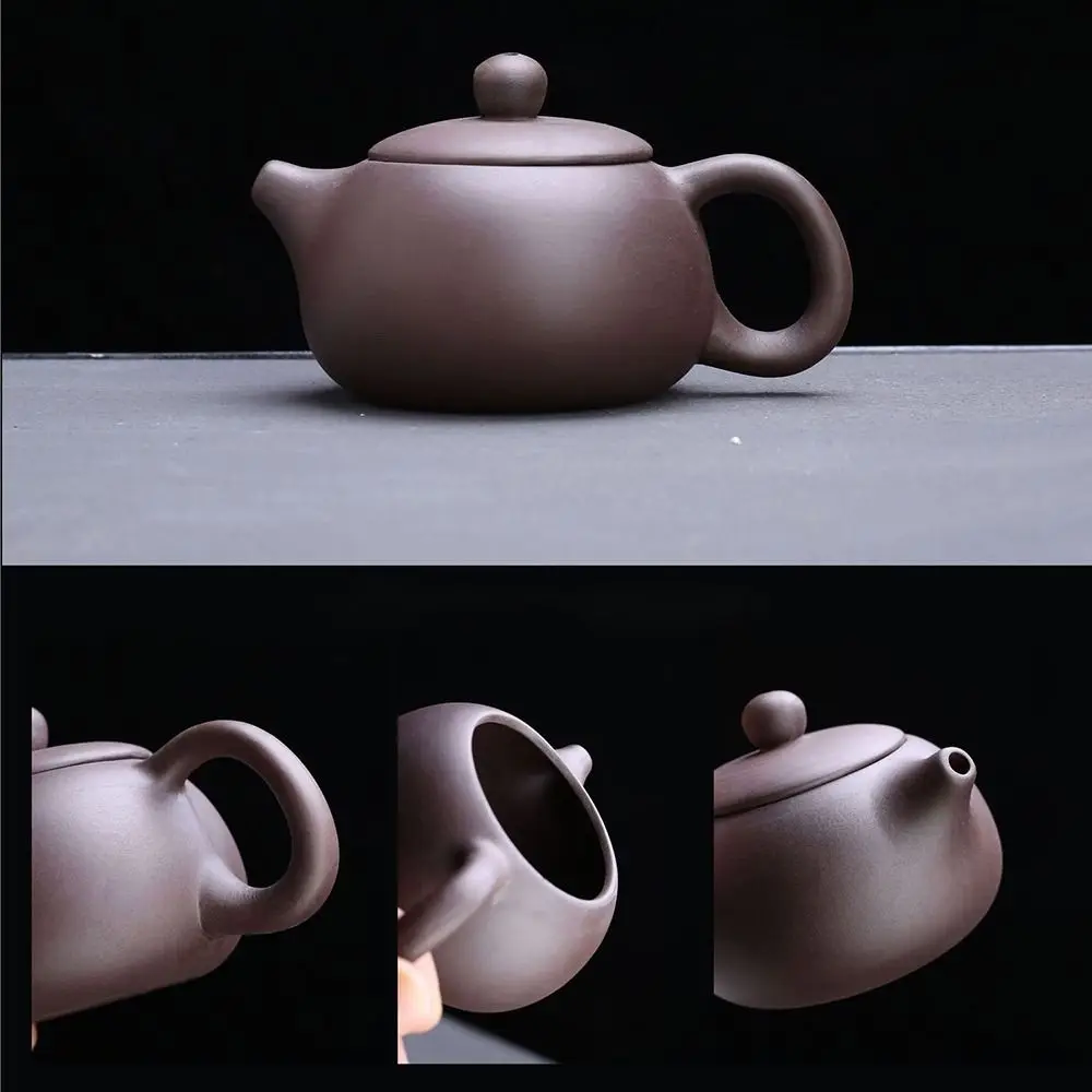 Durable Purple Clay Travel Tea Set Portable 1 Tea Pot 4 Cups Kung Fu Tea Cups Teaware Save Space Teapot Teacup Kit Homes