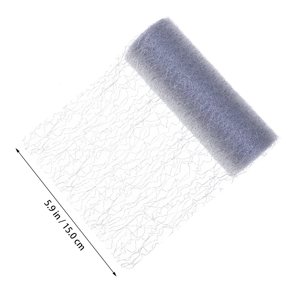 15 Cm 10 Yards Zilveren Tule Rollen Polyester Netting Stof Voor Diy Bruiloft Decoraties Tutu Rok Ambachtelijke Cadeaupapier poly Mesh