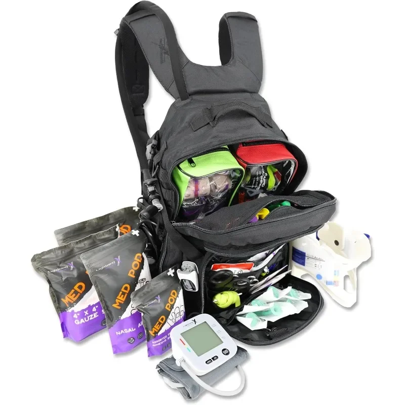 حقيبة الظهر الطبية TacMed First Responder Trauma المخزنة بالكامل EMT Kit | MB45-SKF #2