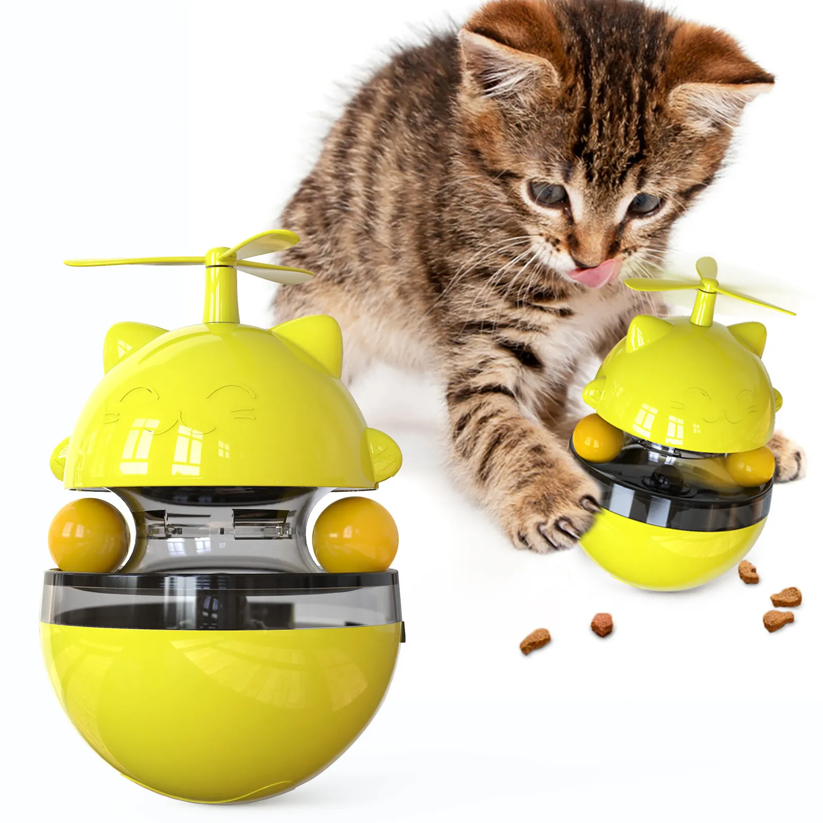 

Hot Creative Not Tumbler Scratching Cat Cat Leaky Ball Pet Supplies Leaky Interactive Cat Toys with Spinning Ball Leakage