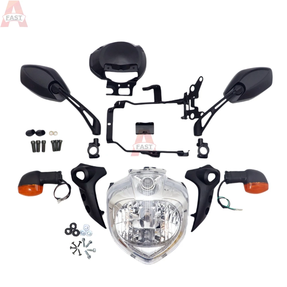 Suitable For YAMAHA FZ6N FZ6 FZ-6N 2004 2005 2006 Motorcycle Headlight Set Fit Headlamp Assembly Housing Turn Signals Set