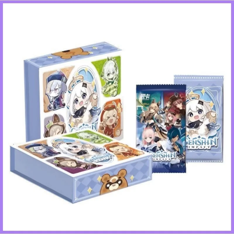 

Игра Genshin Impact Card Аниме TCG Collection Pack Booster Box Редкий SSR Аниме Коллекционная карточка Семейная настольная игра Карточная игрушка