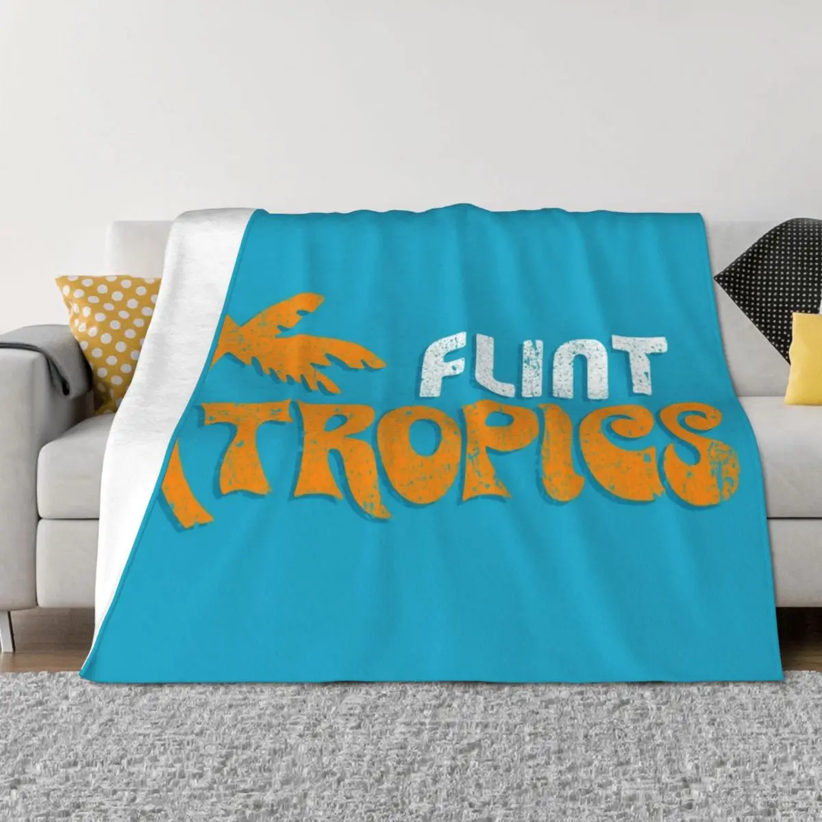 

Flint Tropics Throw Blanket Weighted warm winter Shaggy Blankets