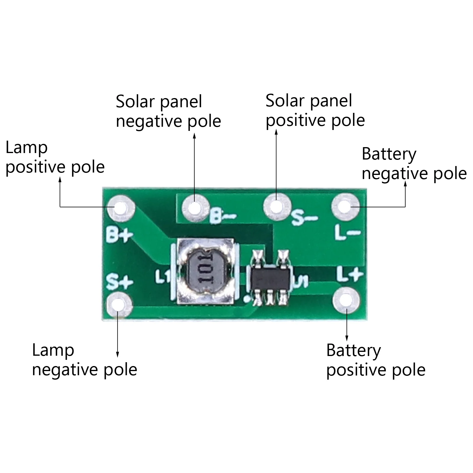 Solar Lamp Controller Module Solar Lamp Circuit Board Solar  Controller Board Module for Road Stud Light