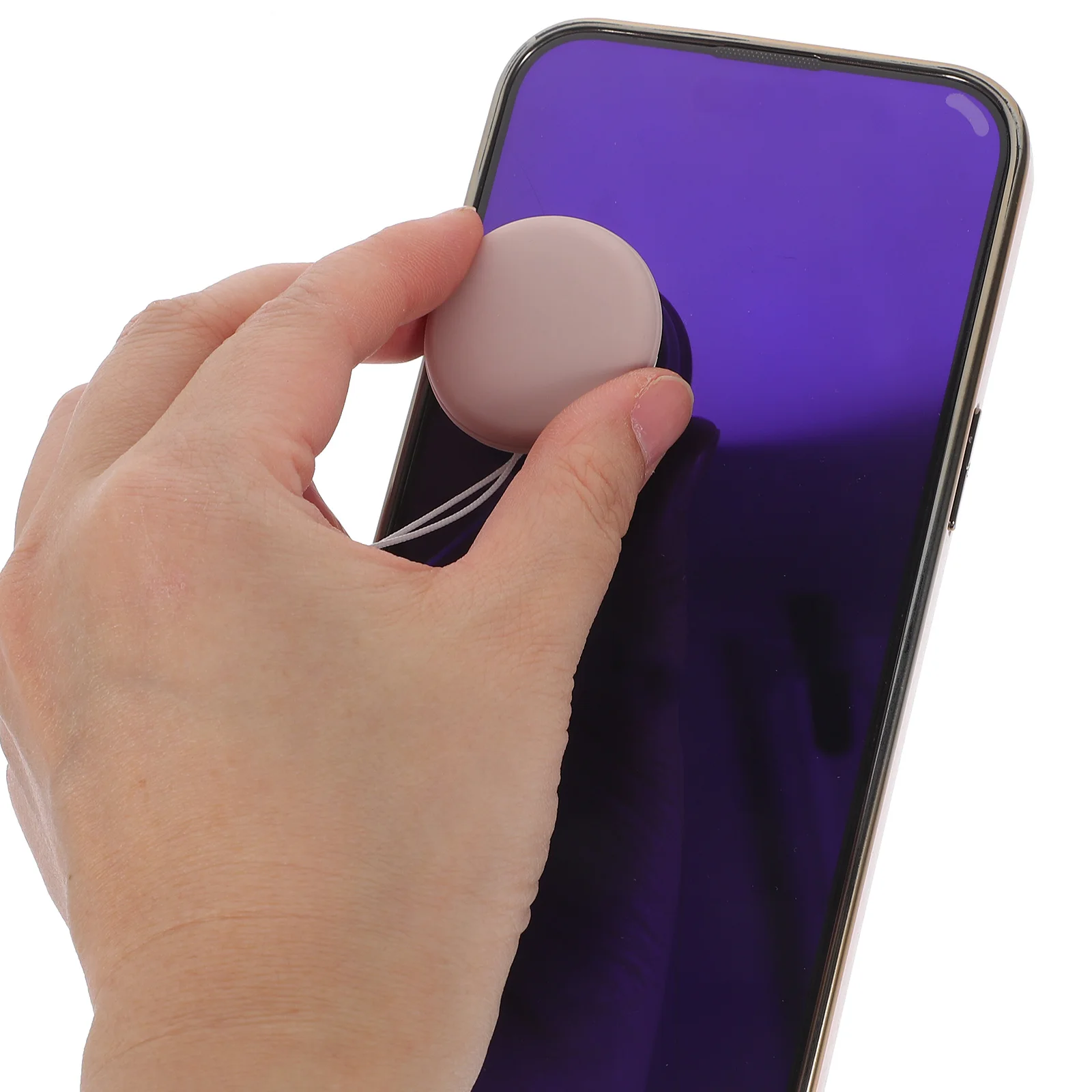 

2 Pcs Round Screen Cleaning Wipe Phone Cleaner Kit Mobile Cleaning" Spectacle Lenses