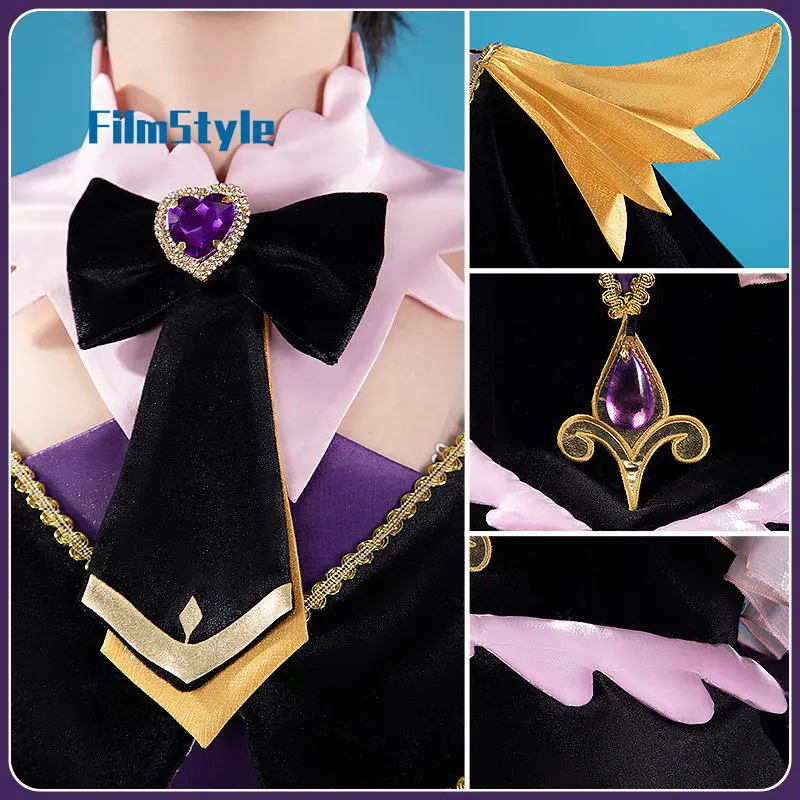 

Anime Star Detective Precure! Moria Ruruka Cosplay Costume Uniform Halloween Party for Women Men Carnival Props