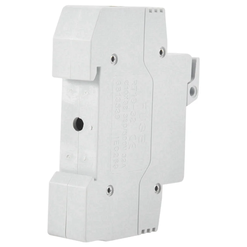 

ABJN-4X RT18-32X AC 380V 32A 1 Pole 10X38mm DIN Rail Mount Fuse Holder Base