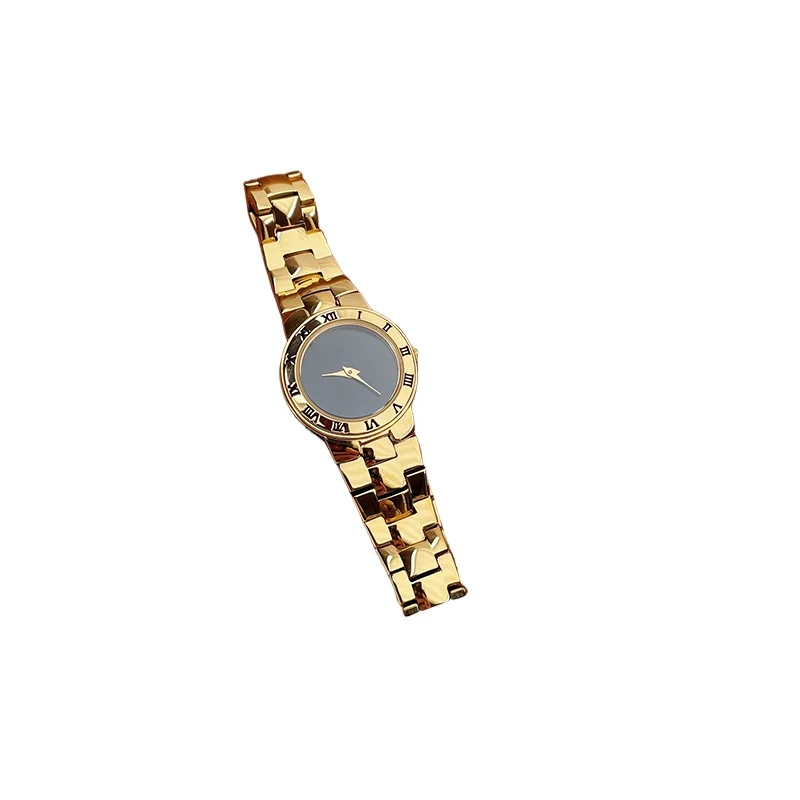 Delicate niche workplace senior sense women's small gold watch simple temperament quartz steel belt women's watch birthday gift