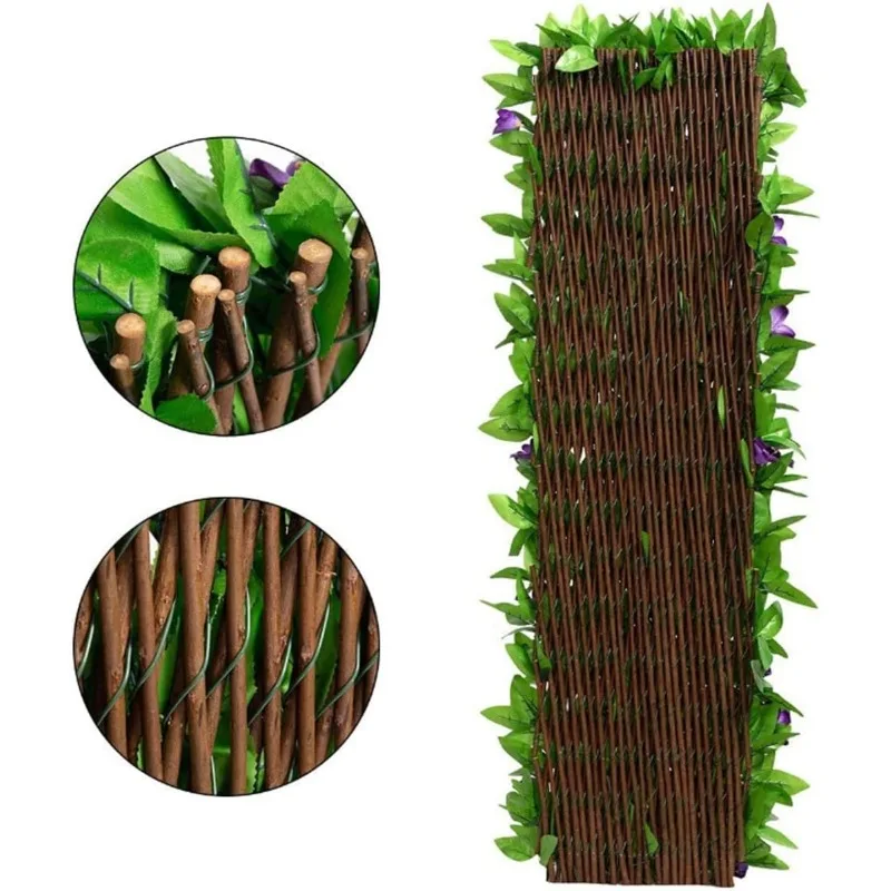 

Новинка! Искусственная изгородь-экран для дома, сада, балкона, декоративная зеленая стена из искусственных листьев, растение для создания приватности